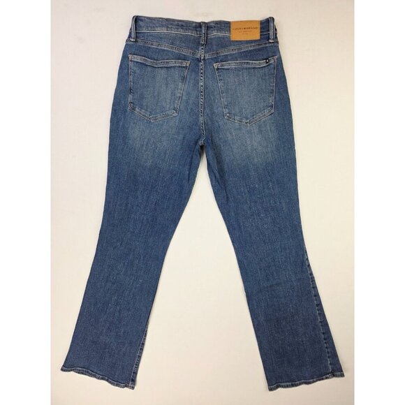 Lucky Brand 31X32 Womens Mid Rise Ava Boot Size 12/31 Regular Blue Denim Jeans - Picture 1 of 14